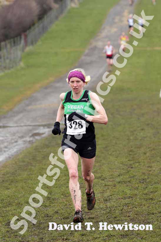Helen Fines (Holmfirth) 35-39, all ladies and male 65 plus BMAF Cross Country, Herrington, Sunderland.
